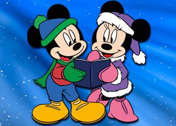 Coloriage : Mickey et Minnie