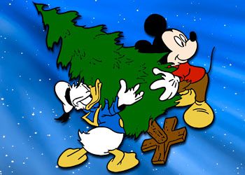 Coloriage : Mickey et Donald