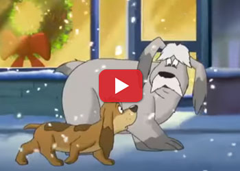 Dessin animé : Le Noël des 9 Chiens